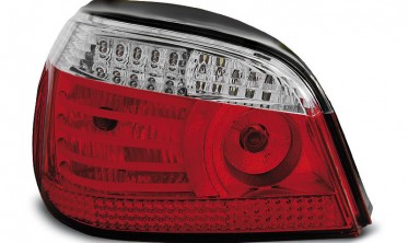 Задние фонари с диодами BMW 5 E60 red white фото