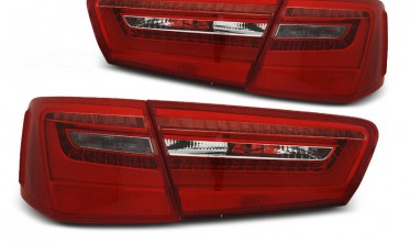 Діодні тюнінг ліхтарі задні AUDI A6 C7 седан фото
