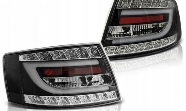 Фонари задние черные AUDI A6 C6 дорестайл с фишкой 7PIN фото