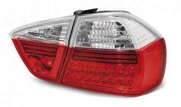 Led стопи (ліхтарі задні) BMW 3 E90 седан 05-08 red white фото