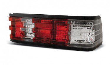 Тюнинговые фонари задние MERCEDES W201 / 190 red white фото