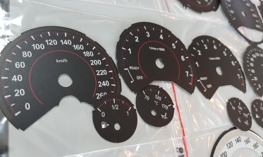Шкала-замінник миль на км BMW X3 F25, F30, F31, F32, F33, F34, F36 фото