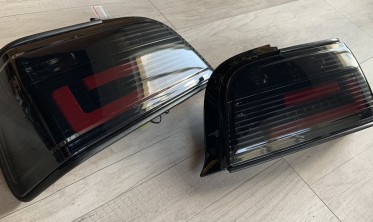 Тюнінгові LED задні ліхтарі BMW E36 coupe тоновані фото