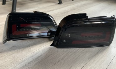 Тюнінгові LED задні ліхтарі BMW E36 coupe тоновані фото