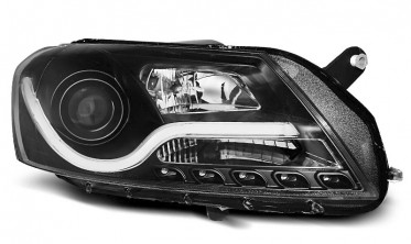 Тюнинговые фары передние VW Passat B7 с LED габаритами фото