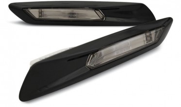 Чорні LED повороти бічні BMW F10/F11 2010-2013 фото