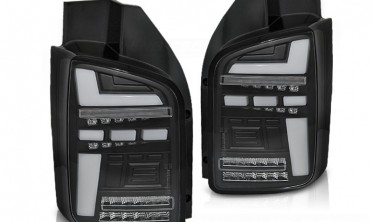 LED фонари задние VW T5 рестайл распашонка с динамическими поворотами фото