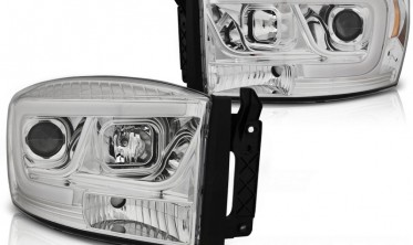 Тюнінг фари tube light передні Dodge Ram 2006-2008 фото