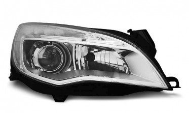 Передние тюнинг фары с линзами OPEL ASTRA J 2010-2012 фото