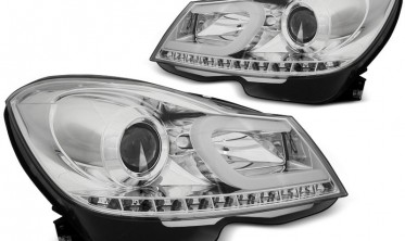 Діодні фари передні MERCEDES З W204 2011-2014 Tube Light фото