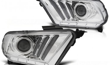 Фари передні FORD MUSTANG 5 2010-2013 з динамічним сигналом повороту фото