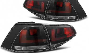 Тонированные тюнинг фонари задние VOLKSWAGEN GOLF 7 хетчбек фото