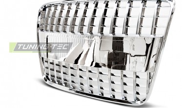 Решетка радиатора AUDI Q7 стиль S-line хром фото