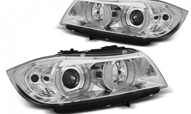 Фари передні BMW SEDAN E90, KOMBI E91 05-08 з 3D angel eyes фото