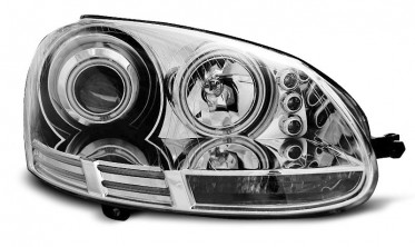 Тюнінгові фари передні VOLKSWAGEN GOLF 5 / Jetta angel eyes CCFL фото
