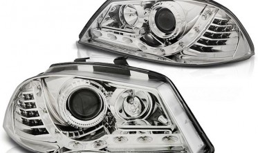 Тюнінг передні фари з діодами SEAT IBIZA 3, CORDOBA 2 (6L) 2002-2008 фото