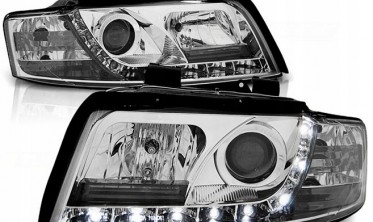 Фары передние Sonar AUDI A4 B6 00-04 Daylight chrome фото