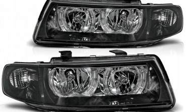 Лінзовані фари передні SEAT LEON 1, TOLEDO 2 з кільцями фото