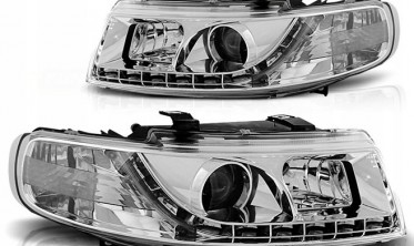 Передні тюнінгові фари з діодним рядком SEAT LEON 1, TOLEDO 2 фото
