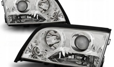 Линзованные фары передние MERCEDES С W202 фото