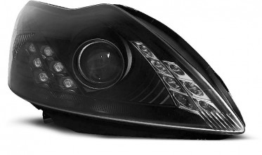 Диодные фары передние с линзами FORD FOCUS 2 2008-2010 фото