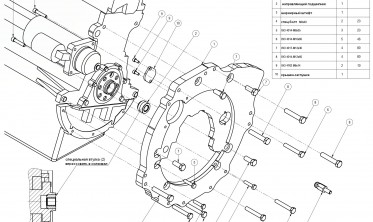 Gearbox adapter plate (переходная плита) BMW M57 - Nissan Patrol Y61 ZD30 механика фото