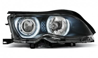 Фары передние с кольцами CCFL BMW E46 рестайл седан, универсал фото
