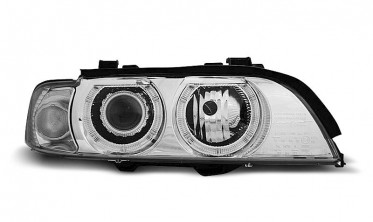 Ксеноновые фары передние BMW 5 E39 angel eyes фото