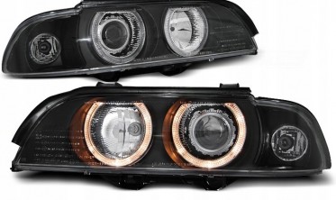 Чорні передні фари BMW E39 під ксенон D2S/H7 фото