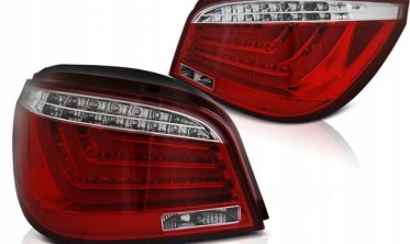 Задние фонари тюнинг BMW E60 с диодными поворотами фото