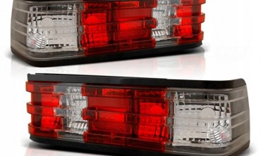 Тюнинговые фонари задние MERCEDES W201 / 190 red white фото