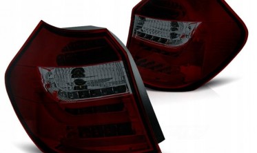 Led ліхтарі задні BMW E87, E81 04-07 red smoke фото