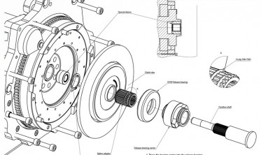 Gearbox adapter plate (перехідна плита) BMW M57 - Nissan Navara YD25DDTi / D40 механіка фото