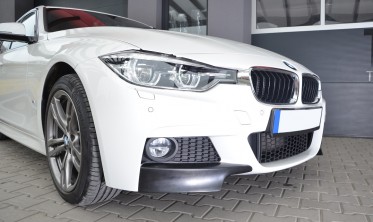 Боковые накладки переднего бампера BMW F30 M-pakiet  фото