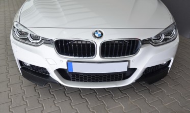 Боковые накладки переднего бампера BMW F30 M-pakiet  фото