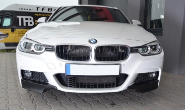 Боковые накладки переднего бампера BMW F30 M-pakiet  фото
