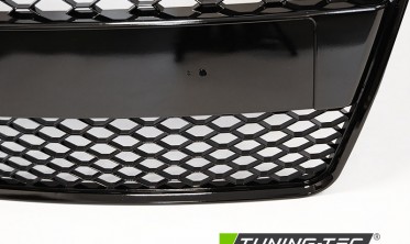Тюнинговая решетка радиатора Audi TT 8J черная глянцевая фото