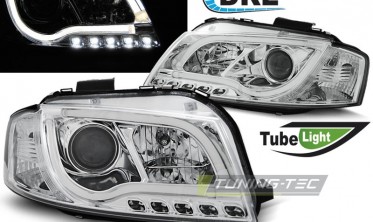 Тюнинг фары передние с функцией DRL AUDI A3 8P 2003-2008 фото