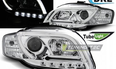 Фари передні тюнінгові з функцією DRL AUDI A4 B7 фото