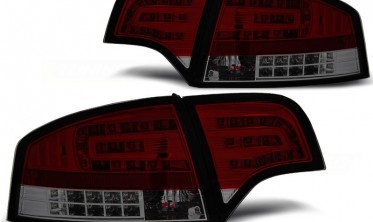 Ліхтарі задні red smoke з діодними поворотами AUDI A4 B7 sedan фото