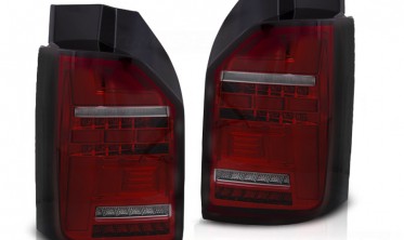 Диодные задние фонари VW T6 (ляда) red smoke для замены лампочных фото