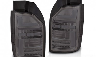 Тоновані led ліхтарі задні VW T6 (ляда) фото