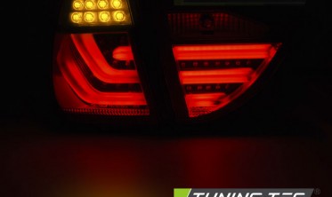 Тюнінгові ліхтарі задні BMW 3 E91 kombi 2009-2011 LED BAR red white фото