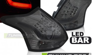 Тонні задні ліхтарі LED BAR FORD FOCUS 3 HATCHBACK 2011-2014 фото