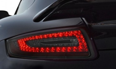 Тонированные led фонари задние (тюнинговые стопы) PORSCHE 911 997 фото