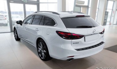 Защитная листва Strong на край заднего бампера Mazda 6 Kombi фото