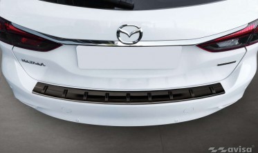 Защитная листва Strong на край заднего бампера Mazda 6 Kombi фото