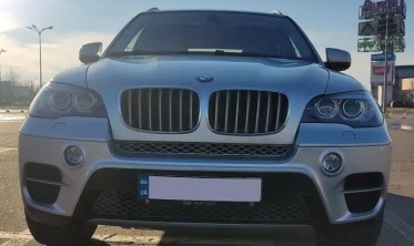 LED фари передні BMW X5 E70 3D angel eyes (xenon OEM) фото