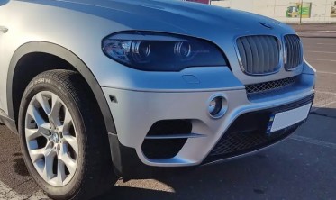 Фары передние BMW X5 E70 дорестайл с 3D ангельскими глазками фото