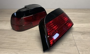 Задние тюнинговые фонари BMW E38 7-серии red-smoke фото